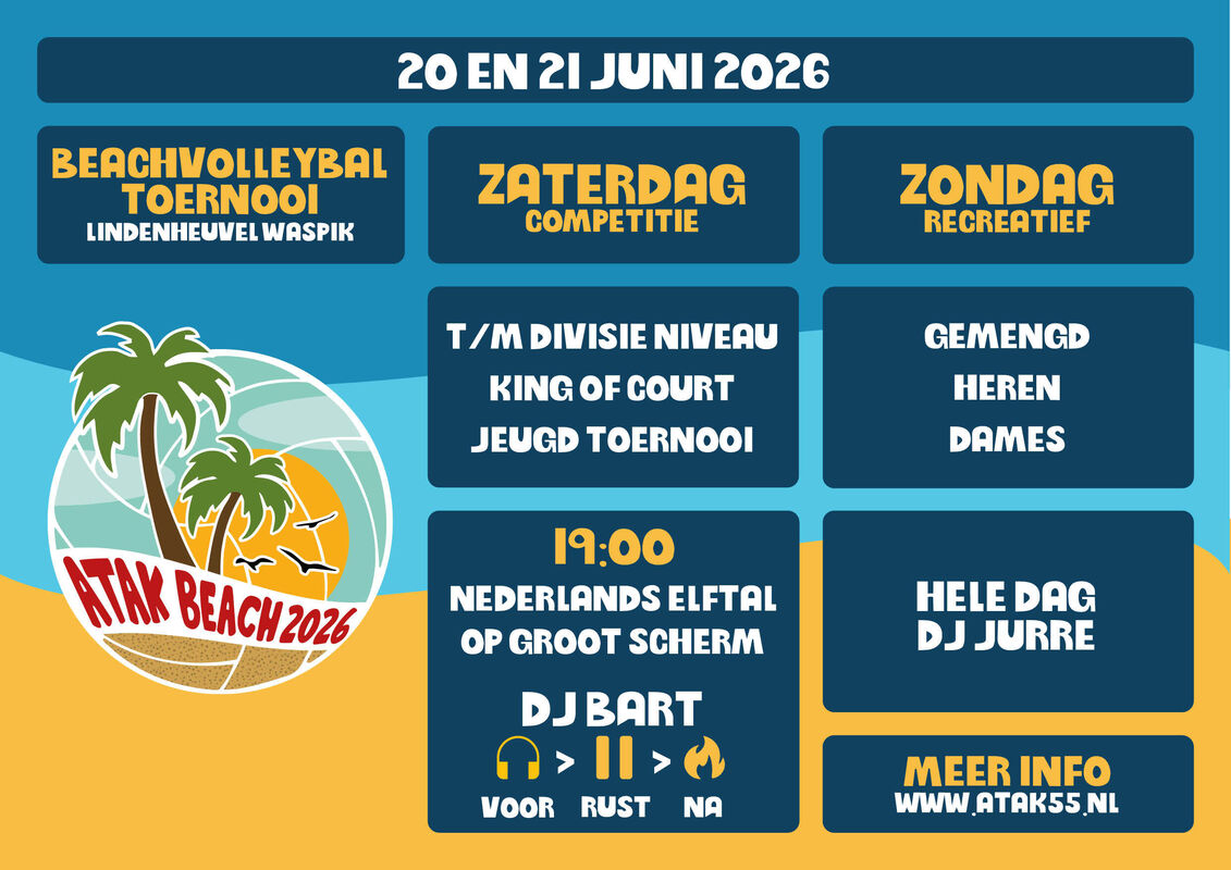 Poster beach 2026 a3 breedt