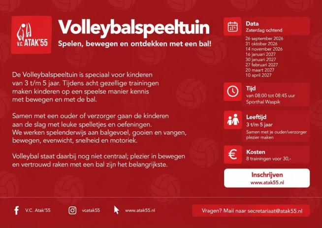 Welkom in de Volleybalspeeltuin!