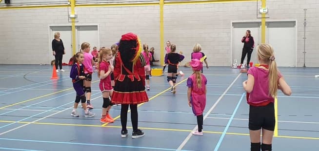 Pieten training bij de jeugd